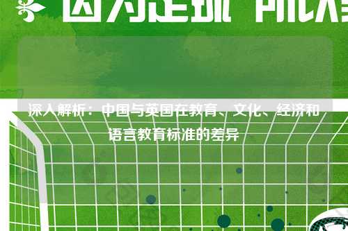 深入解析：中国与英国在教育、文化、经济和语言教育标准的差异