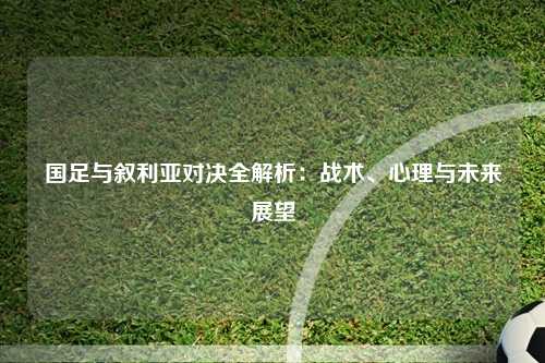国足与叙利亚对决全解析：战术、心理与未来展望